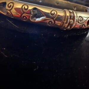 Brighton Heart cut out bangle bracelet. New w/o tags